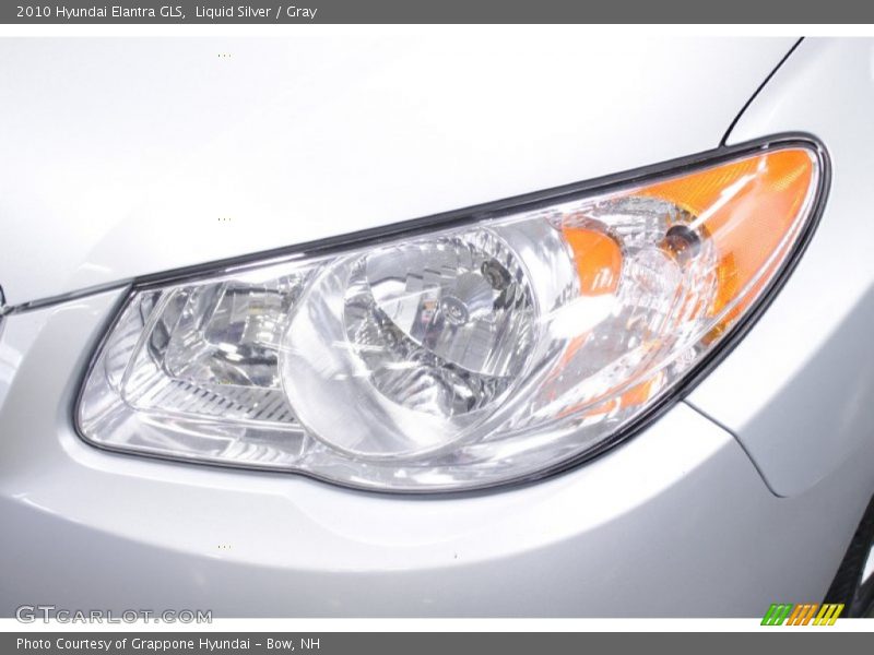 Liquid Silver / Gray 2010 Hyundai Elantra GLS