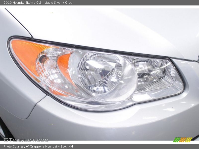 Liquid Silver / Gray 2010 Hyundai Elantra GLS