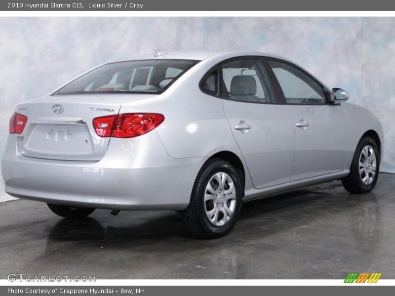 Liquid Silver / Gray 2010 Hyundai Elantra GLS