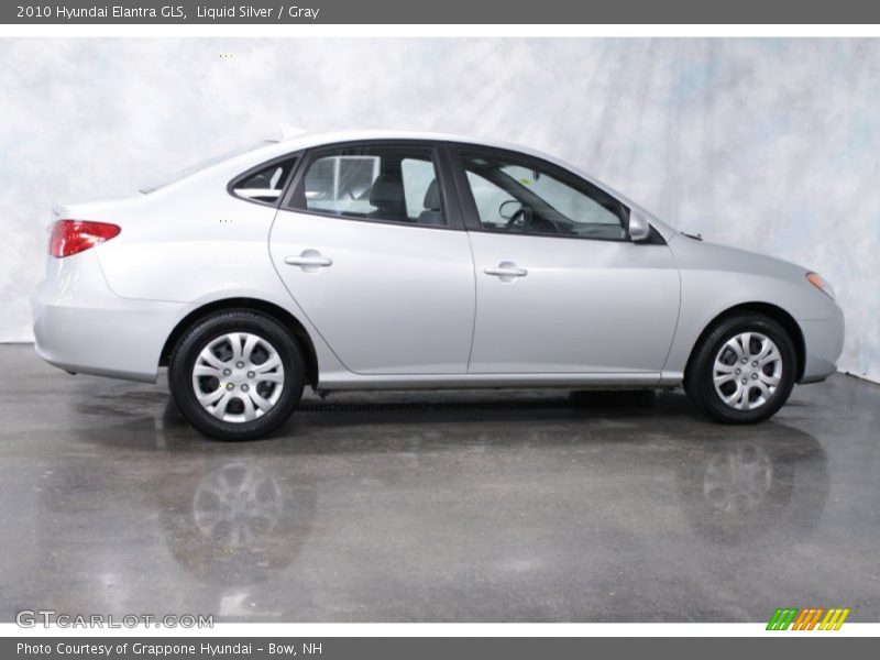Liquid Silver / Gray 2010 Hyundai Elantra GLS