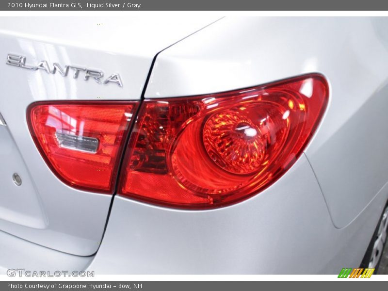 Liquid Silver / Gray 2010 Hyundai Elantra GLS