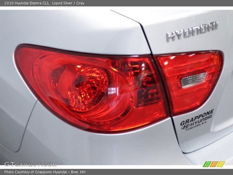 Liquid Silver / Gray 2010 Hyundai Elantra GLS