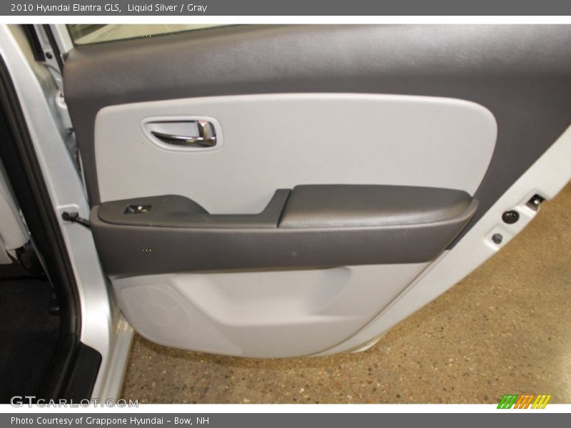 Liquid Silver / Gray 2010 Hyundai Elantra GLS
