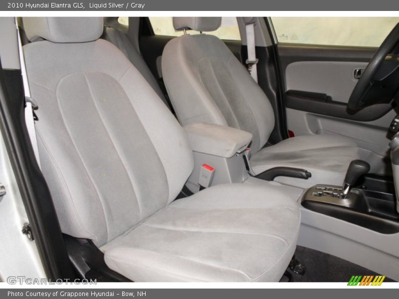 Liquid Silver / Gray 2010 Hyundai Elantra GLS