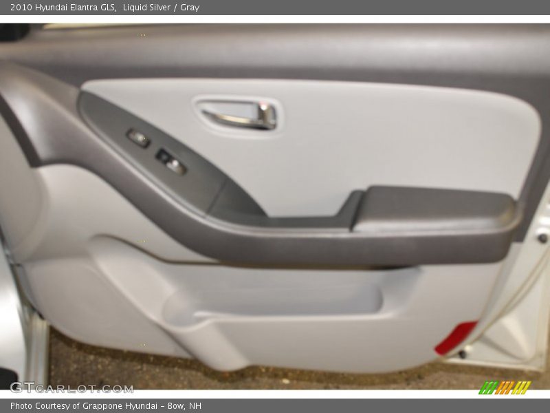 Liquid Silver / Gray 2010 Hyundai Elantra GLS