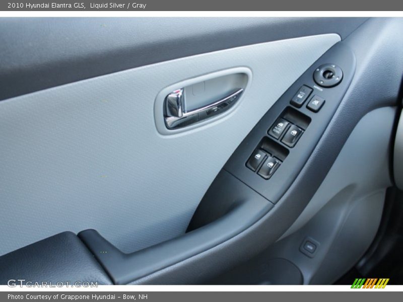 Liquid Silver / Gray 2010 Hyundai Elantra GLS
