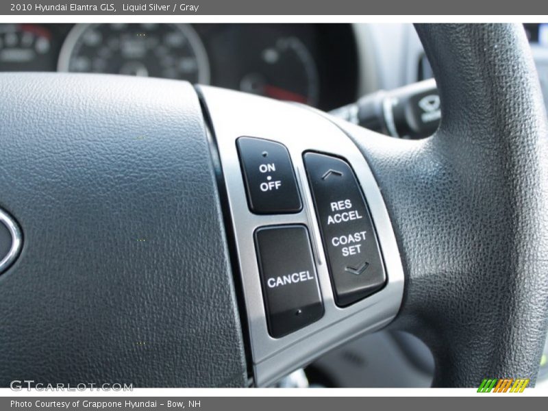 Liquid Silver / Gray 2010 Hyundai Elantra GLS