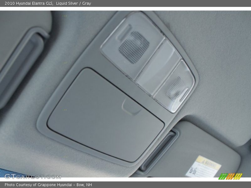 Liquid Silver / Gray 2010 Hyundai Elantra GLS