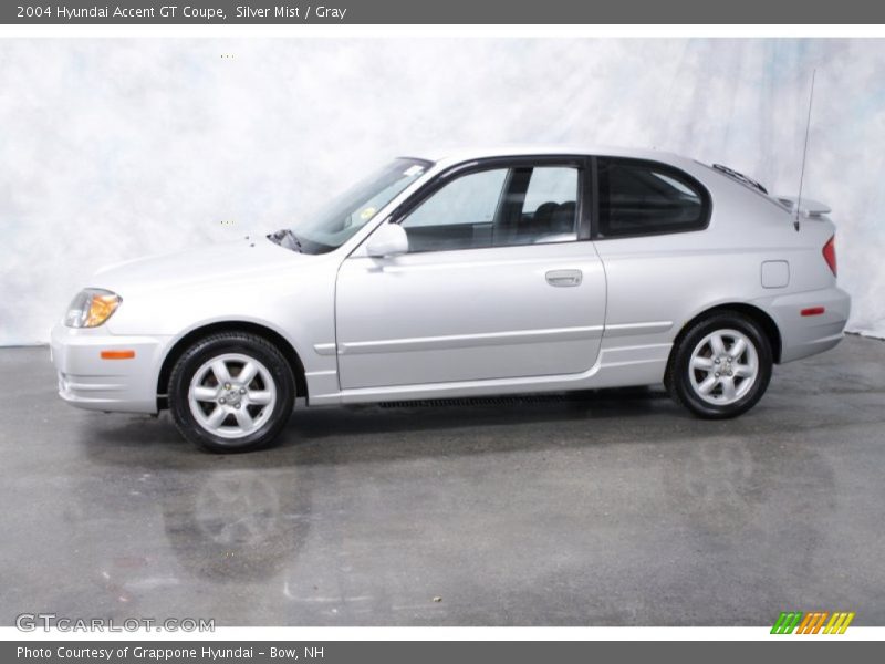 Silver Mist / Gray 2004 Hyundai Accent GT Coupe