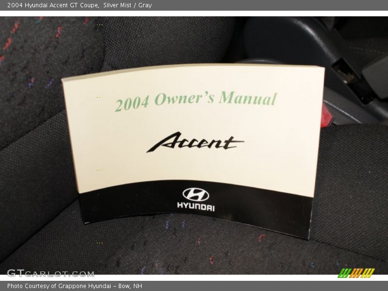 Silver Mist / Gray 2004 Hyundai Accent GT Coupe