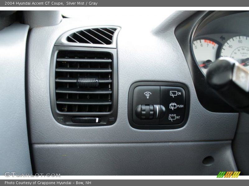 Silver Mist / Gray 2004 Hyundai Accent GT Coupe