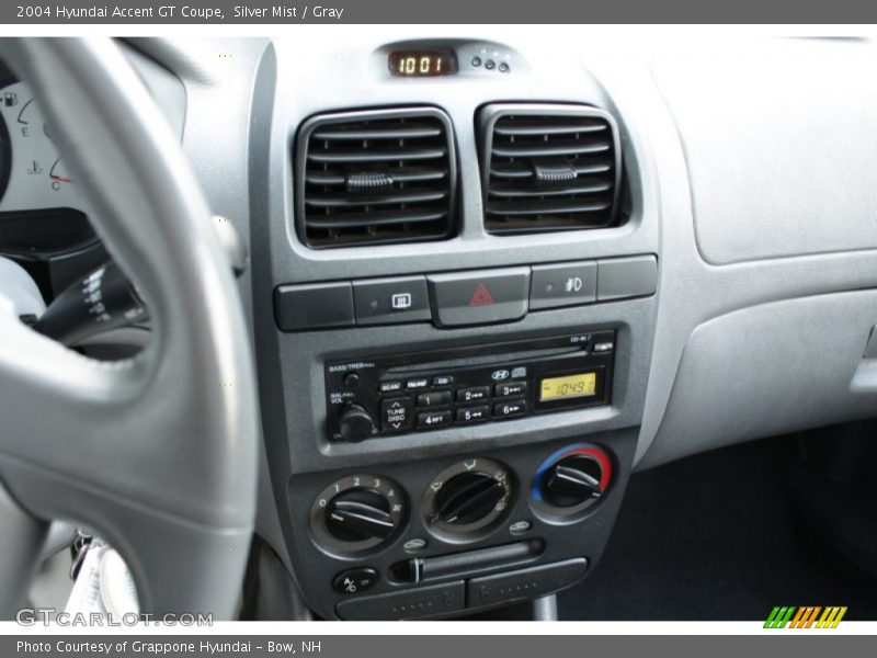 Silver Mist / Gray 2004 Hyundai Accent GT Coupe