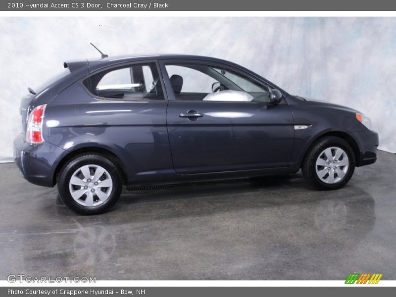 Charcoal Gray / Black 2010 Hyundai Accent GS 3 Door