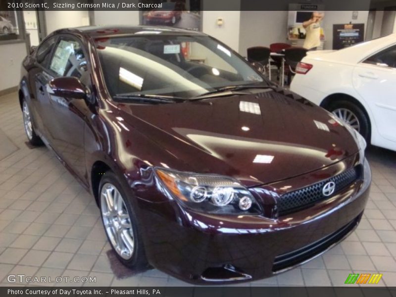 Sizzling Crimson Mica / Dark Charcoal 2010 Scion tC