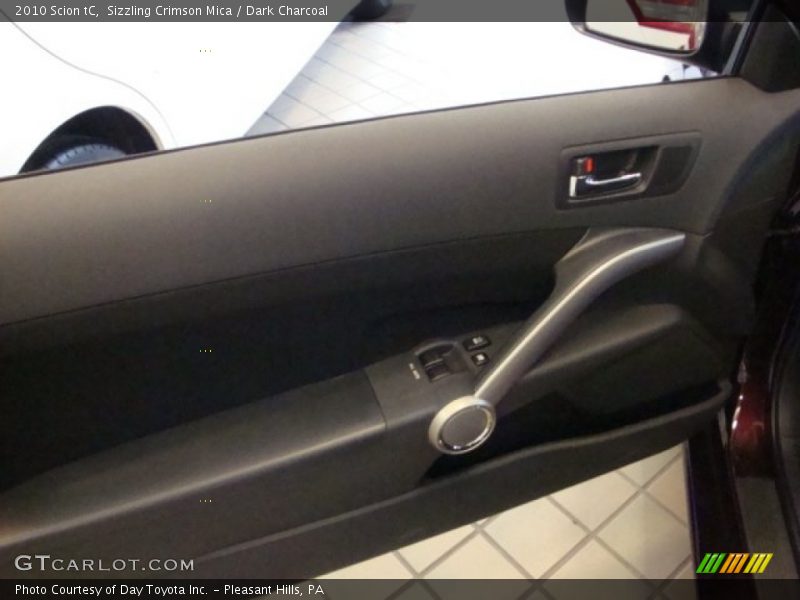 Sizzling Crimson Mica / Dark Charcoal 2010 Scion tC