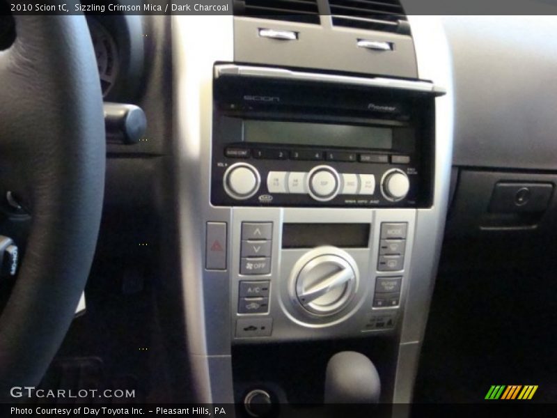 Sizzling Crimson Mica / Dark Charcoal 2010 Scion tC