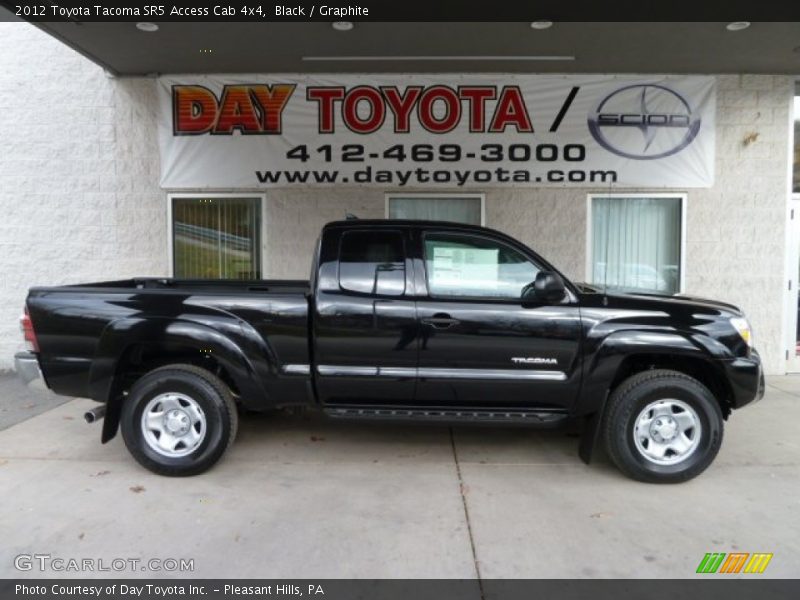 Black / Graphite 2012 Toyota Tacoma SR5 Access Cab 4x4