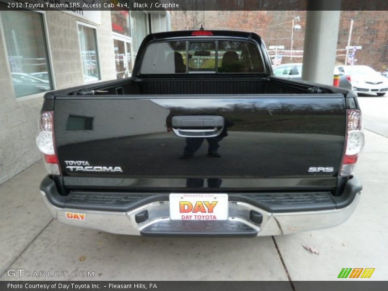 Black / Graphite 2012 Toyota Tacoma SR5 Access Cab 4x4