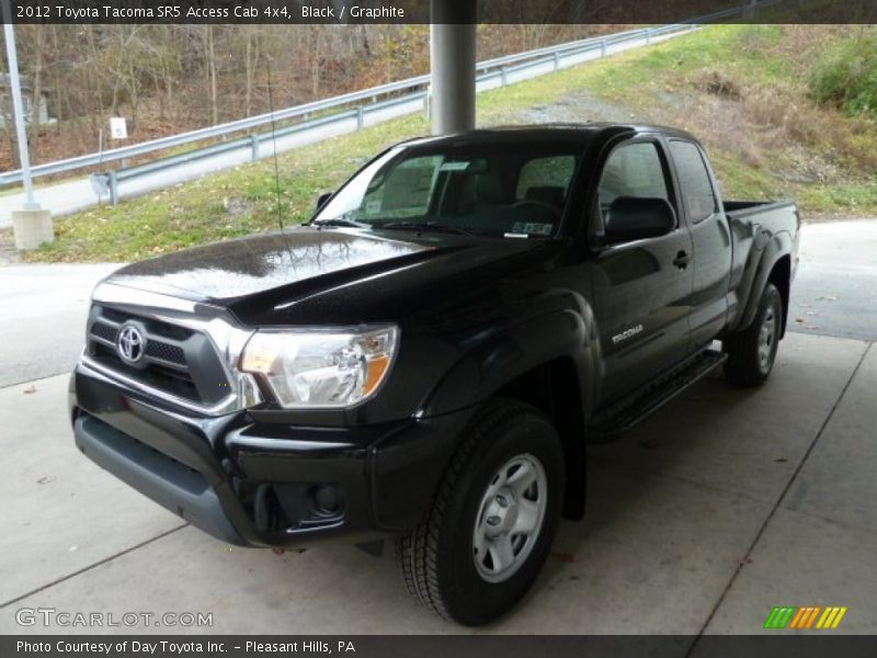 Black / Graphite 2012 Toyota Tacoma SR5 Access Cab 4x4