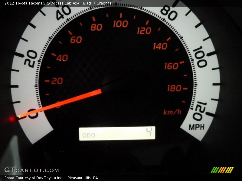 Black / Graphite 2012 Toyota Tacoma SR5 Access Cab 4x4