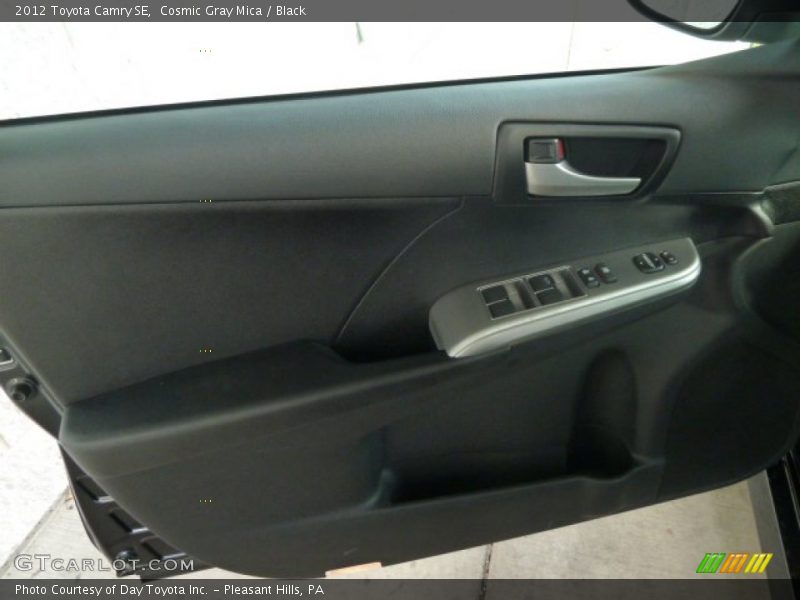 Cosmic Gray Mica / Black 2012 Toyota Camry SE