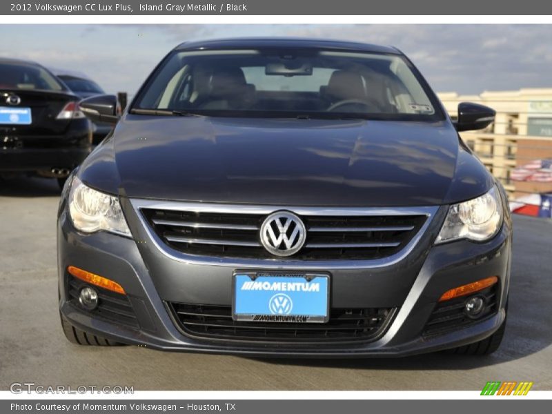 Island Gray Metallic / Black 2012 Volkswagen CC Lux Plus