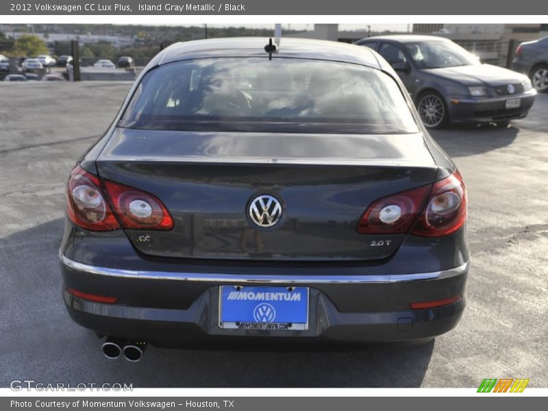 Island Gray Metallic / Black 2012 Volkswagen CC Lux Plus