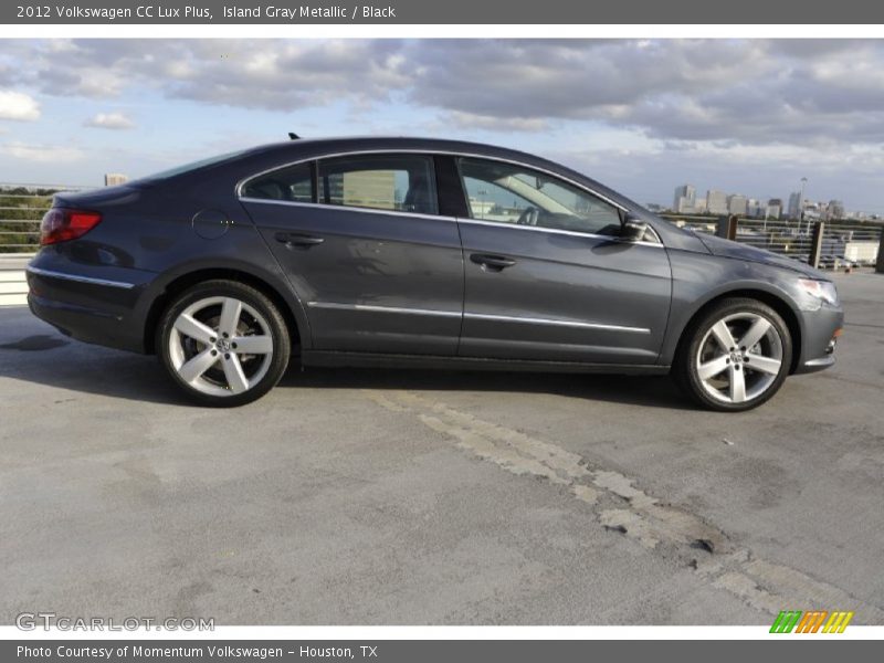 Island Gray Metallic / Black 2012 Volkswagen CC Lux Plus