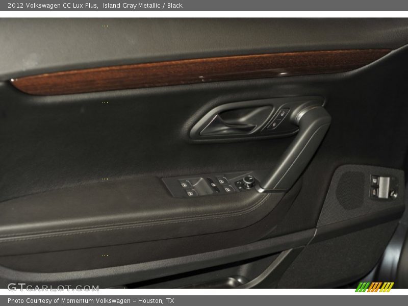 Island Gray Metallic / Black 2012 Volkswagen CC Lux Plus