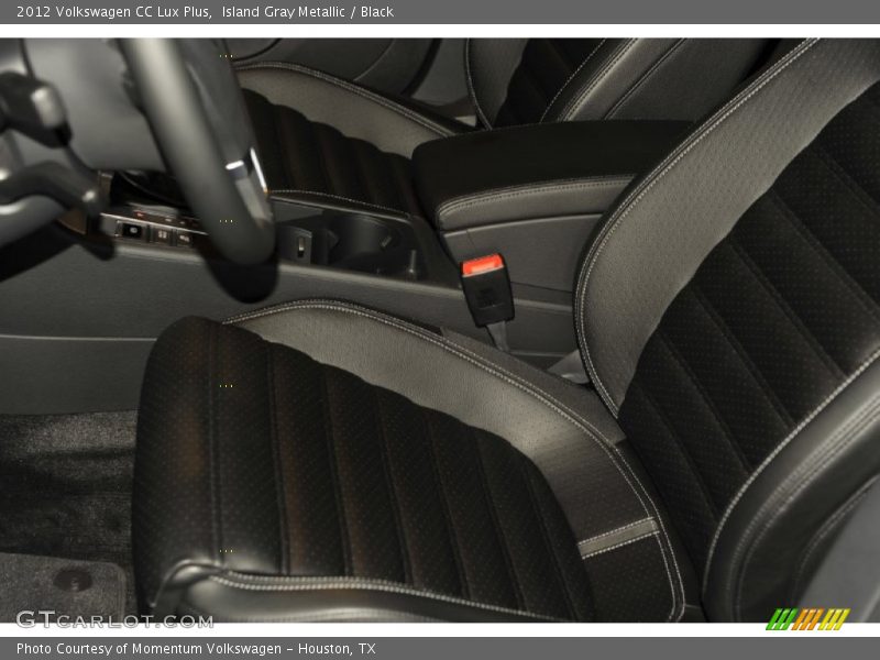 Island Gray Metallic / Black 2012 Volkswagen CC Lux Plus