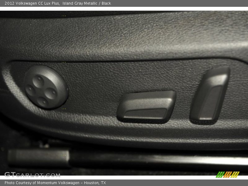Island Gray Metallic / Black 2012 Volkswagen CC Lux Plus
