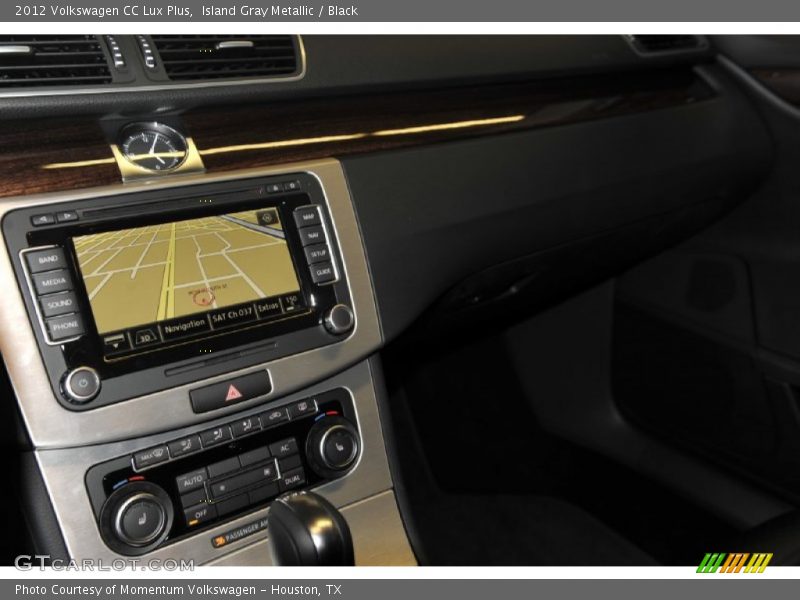 Island Gray Metallic / Black 2012 Volkswagen CC Lux Plus