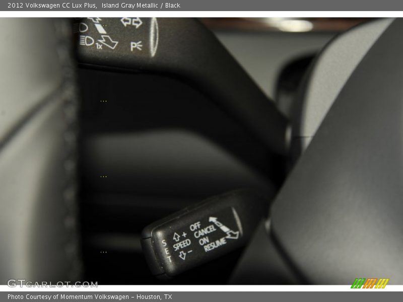 Island Gray Metallic / Black 2012 Volkswagen CC Lux Plus