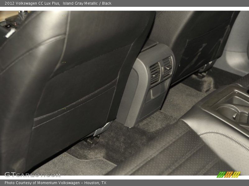 Island Gray Metallic / Black 2012 Volkswagen CC Lux Plus