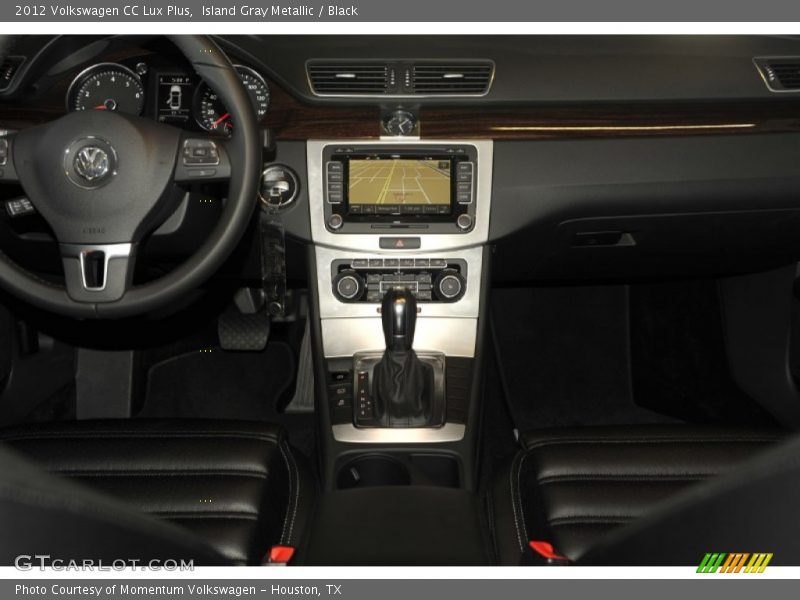 Island Gray Metallic / Black 2012 Volkswagen CC Lux Plus