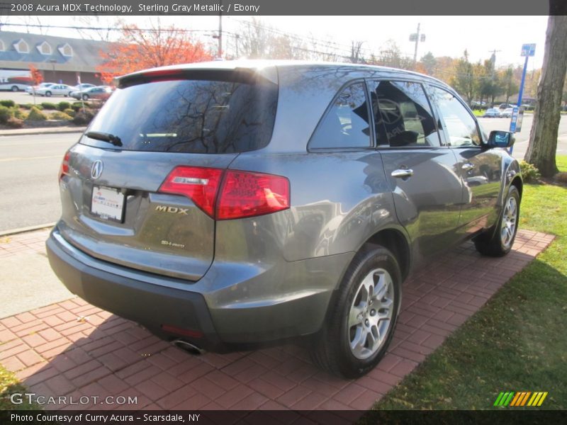Sterling Gray Metallic / Ebony 2008 Acura MDX Technology