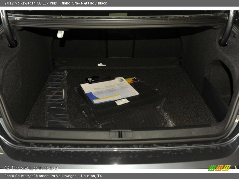 Island Gray Metallic / Black 2012 Volkswagen CC Lux Plus