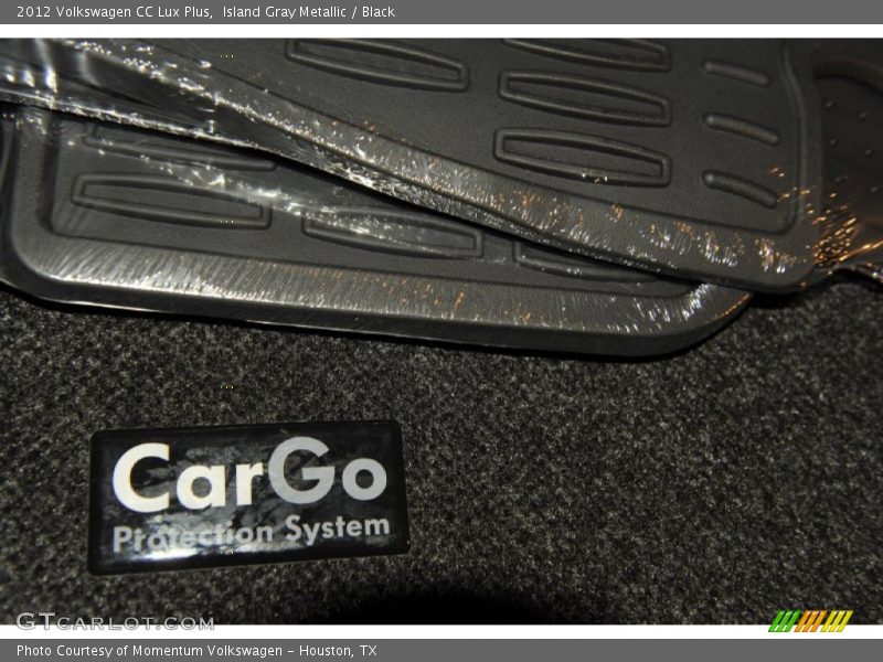 Island Gray Metallic / Black 2012 Volkswagen CC Lux Plus