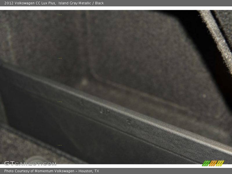 Island Gray Metallic / Black 2012 Volkswagen CC Lux Plus