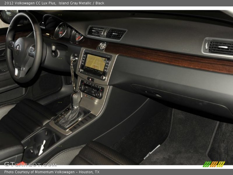 Island Gray Metallic / Black 2012 Volkswagen CC Lux Plus