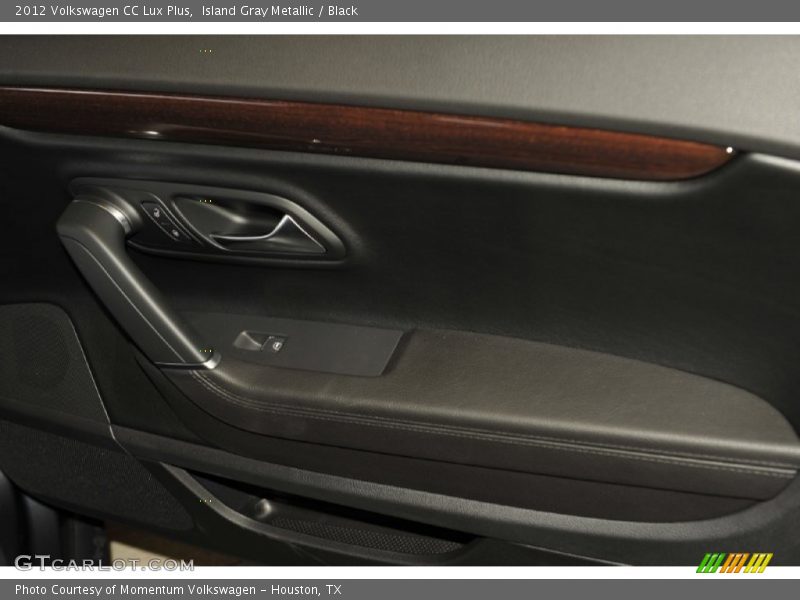 Island Gray Metallic / Black 2012 Volkswagen CC Lux Plus