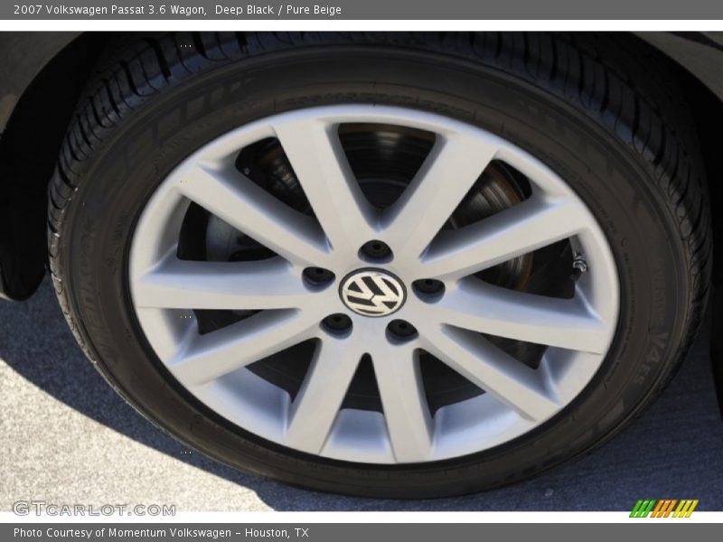 Deep Black / Pure Beige 2007 Volkswagen Passat 3.6 Wagon