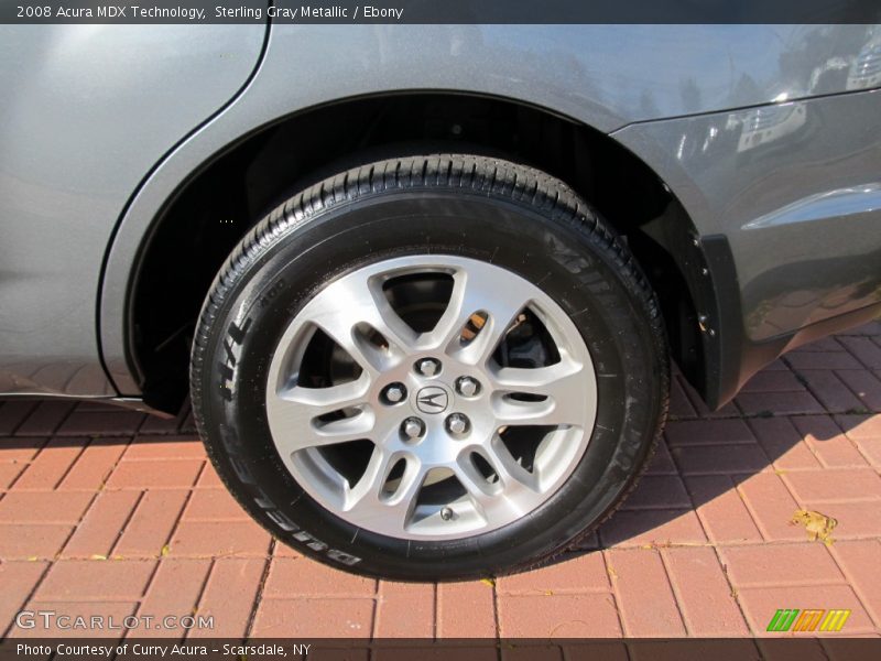 Sterling Gray Metallic / Ebony 2008 Acura MDX Technology