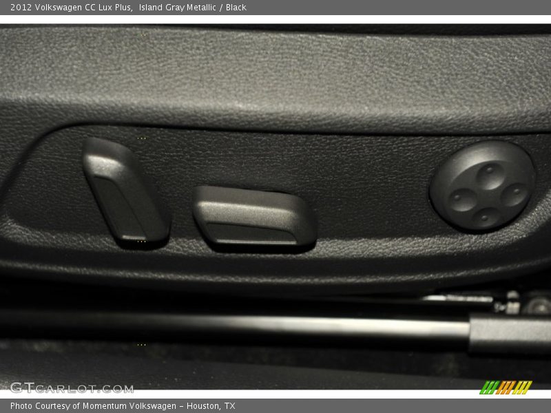 Island Gray Metallic / Black 2012 Volkswagen CC Lux Plus