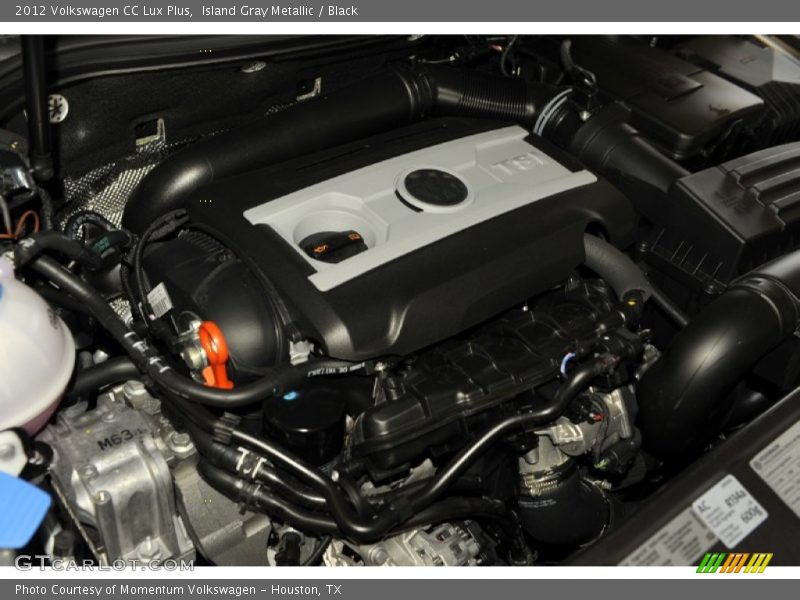 Island Gray Metallic / Black 2012 Volkswagen CC Lux Plus