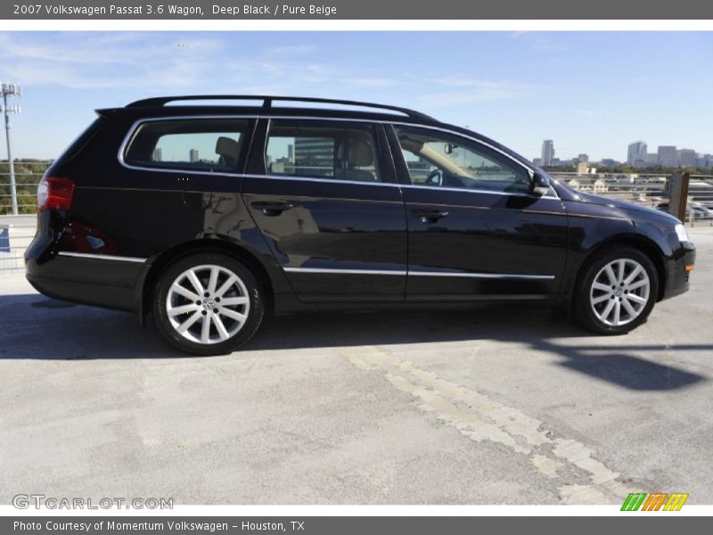 Deep Black / Pure Beige 2007 Volkswagen Passat 3.6 Wagon