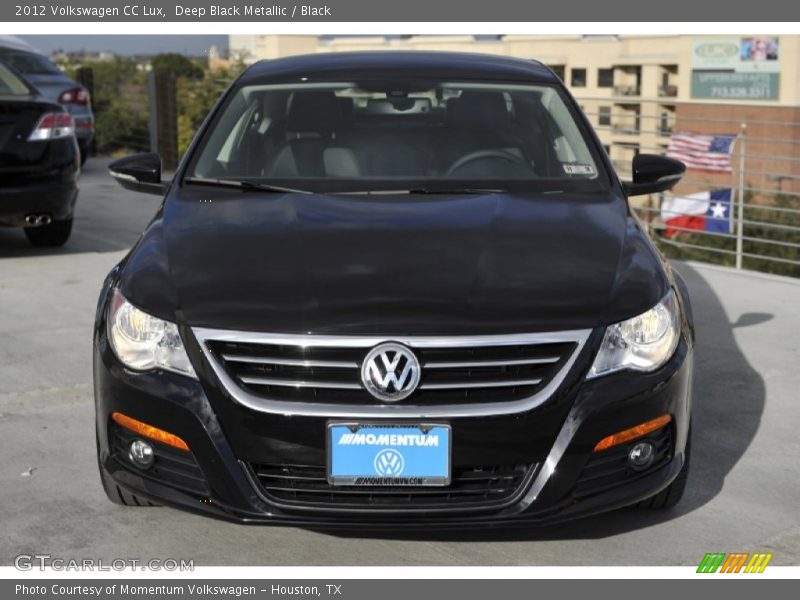 Deep Black Metallic / Black 2012 Volkswagen CC Lux