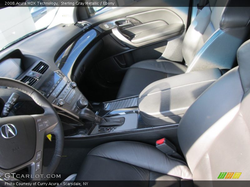 Sterling Gray Metallic / Ebony 2008 Acura MDX Technology