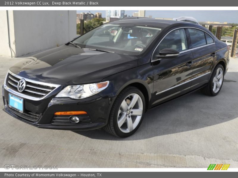 Deep Black Metallic / Black 2012 Volkswagen CC Lux
