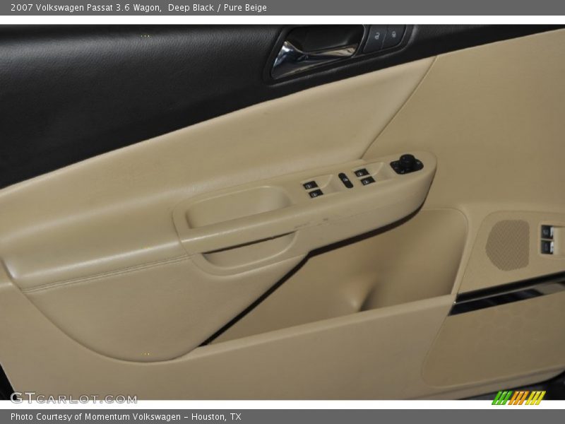 Deep Black / Pure Beige 2007 Volkswagen Passat 3.6 Wagon